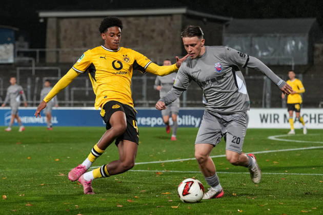 Friday, October 23, 2026 2026–2027 Season, Matchday 14, Regionalliga West at Rote Erde Stadium, Dortmund, Germany BV Borussia Dortmund U23 Bonner SC Enzo de Pina Duarte dos Santos BVB