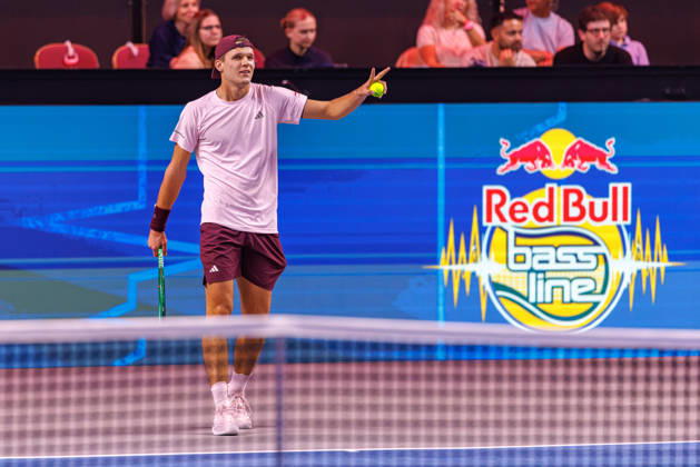 VIENNA, AUSTRIA - 23 OCTOBER 2026: Image shows Jakub MenÅ¡ik (CZE) showing Domi™s Double during Red Bull BassLine at Wiener Stadthalle on 23 10 2026 in Vienna, Austria. Austria Copyright: xFröhlichxPascalx