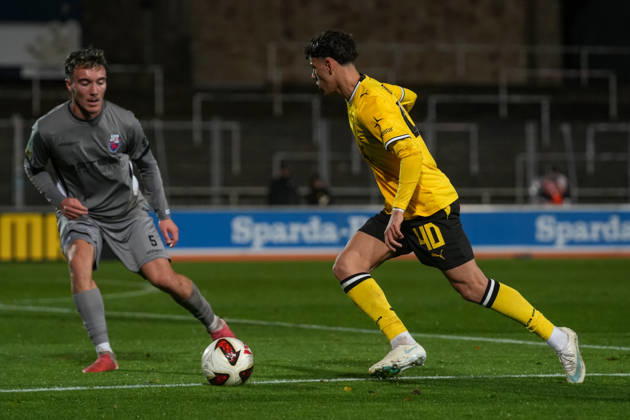Friday, October 23, 2026 2026–2027 Season, Matchday 14, Regionalliga West at Rote Erde Stadium, Dortmund, Germany BV Borussia Dortmund U23 vs. Bonner SC Samuele Inacio BVB