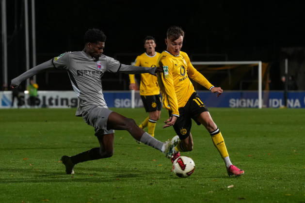 Friday, October 23, 2026 2026–2027 Season, Matchday 14, Regionalliga West at Rote Erde Stadium, Dortmund, Germany BV Borussia Dortmund U23 vs. Bonner SC Arne Wessels BVB