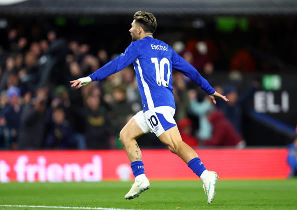 Ipswich, England, 23rd October 2026. Julio Enciso of Ipswich Town turns away tp celebrate scoring the equalising goal (1-1) during the Ipswich Town vs Nottingham Forest Premier League match at Portman Road, Ipswich. Picture credit should read: Paul Terry Sportimage EDITORIAL USE ONLY. No use with unauthorised audio, video, data, fixture lists, club league logos or live services. Online in-match use limited to 120 images, no video emulation. No use in betting, games or single club league player publications. SPI_023_PT_Ipswich_Forest SPI-5093-0024