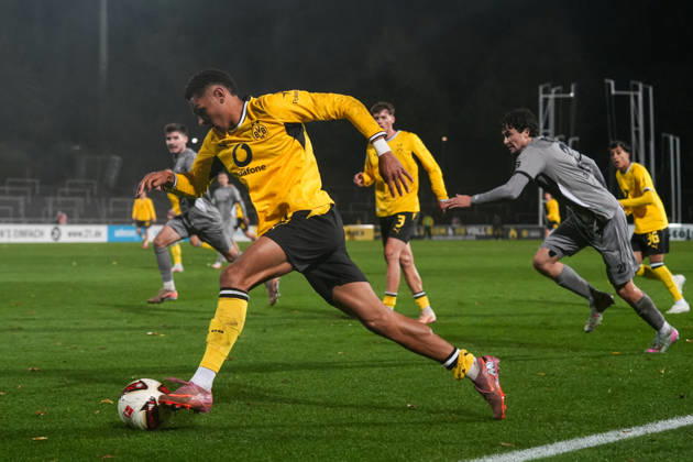 Friday, October 23, 2026 2026–2027 Season, Matchday 14, Regionalliga West at Rote Erde Stadium, Dortmund, Germany BV Borussia Dortmund U23 vs. Bonner SC Kevin Mutove BVB