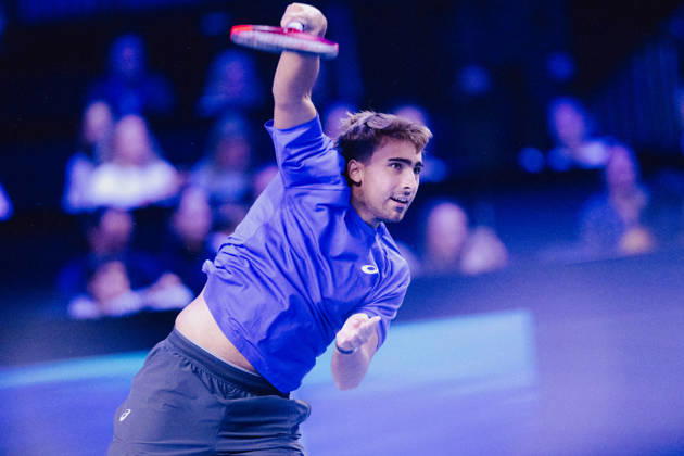 TENNIS - ATP, Tennis Herren Erste Bank Open VIENNA,AUSTRIA,23.OCT.26 - TENNIS - ATP Tour, Erste Bank Open, Red Bull BassLine. Image shows Daniel Merida (ESP).  GEPAxpictures xAlexanderxSolc