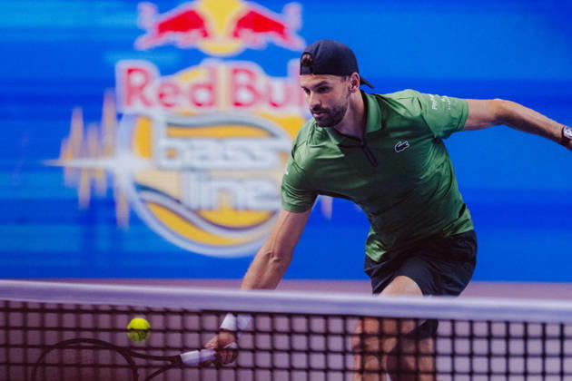TENNIS - ATP, Tennis Herren Erste Bank Open VIENNA,AUSTRIA,23.OCT.26 - TENNIS - ATP Tour, Erste Bank Open, Red Bull BassLine. Image shows Grigor Dimitrov (HUN).  GEPAxpictures xAlexanderxSolc