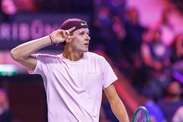 VIENNA, AUSTRIA - 23 OCTOBER 2026: Image shows Jakub MenÅ¡ik (CZE) showing Domi™s Double during Red Bull BassLine at Wiener Stadthalle on 23 10 2026 in Vienna, Austria. Austria Copyright: xFröhlichxPascalx