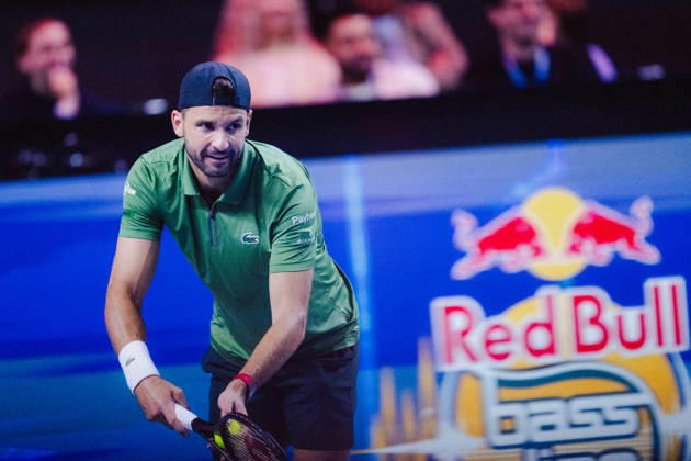 TENNIS - ATP, Tennis Herren Erste Bank Open VIENNA,AUSTRIA,23.OCT.26 - TENNIS - ATP Tour, Erste Bank Open, Red Bull BassLine. Image shows Grigor Dimitrov (HUN).  GEPAxpictures xAlexanderxSolc