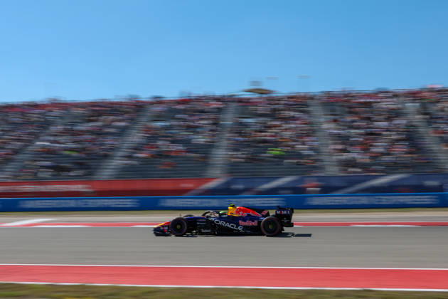 October 23, 2026, Italy: Isack Hadjar from France, driving the (6) Oracle Red Bull Racing - Red Bull Ford during United States Grand Prix - Austin - Friday - Free Practice 1 at Circuit of the Americas (COTA) in Austin. Italy - ZUMAm313 20261023_zsp_m313_022 Copyright: xAlessioxMorgesex