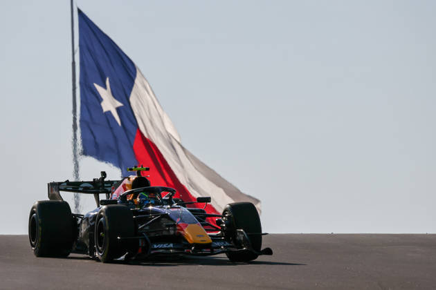 October 24, 2026, Italy: Isack Hadjar from France, driving the (6) Oracle Red Bull Racing RB22 Red Bull Ford during United States Grand Prix - Austin - Friday - Free Practice 2 at Circuit of the Americas (COTA) in Austin. Italy - ZUMAm313 20261024_zsp_m313_085 Copyright: xAlessioxMorgesex