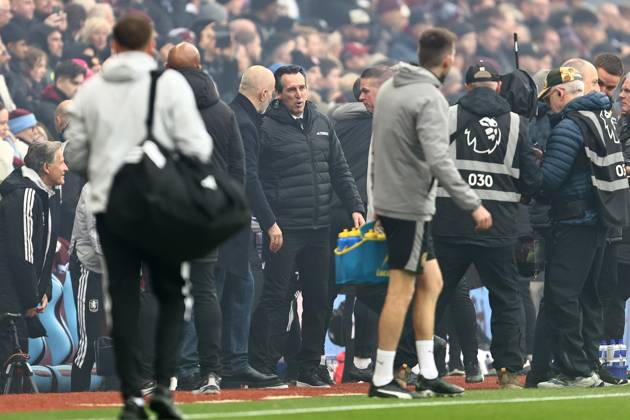 Aston Villa manager Unai Emery greets Manchester City manager Enzo Maresca Aston Villa v Manchester City, Premier League, Football, Villa Park, Birmingham, UK - 24 Oct 2026Birmingham Villa Park United Kingdom EDITORIAL USE ONLY No use with unauthorised audio, video, data, fixture lists, club league logos or live services. Online in-match use limited to 120 images, no video emulation. No use in betting, games or single club league player publications. Copyright: xPhilxOldham Shutterstockx 17232445h