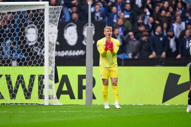 Jonas Kersken Arminia Bielefeld, 01, GER, Hertha BSC vs. Arminia Bielefeld, 2. Bundesliga, 2026–27 season, Matchday 9, October 24, 2026 DFL regulations prohibit any use of photographs as image sequences and or quasi-video GER, Hertha BSC vs. Arminia Bielefeld, 2. Bundesliga, 2026–27 season, Matchday 9, October 24, 2026, Berlin Copyright: xClaudiusxRauch,xEibner-Pressefotox xClaudiusxRauchx EP_CRH