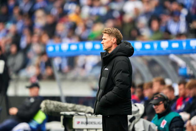 Oliver Kirch, Arminia Bielefeld, Head Coach, GER, Hertha BSC vs. Arminia Bielefeld, 2. Bundesliga, 2026–27 Season, Matchday 9, October 24, 2026 DFL regulations prohibit any use of photographs as image sequences and or quasi-video GER, Hertha BSC vs. Arminia Bielefeld, 2. Bundesliga, 2026–27 season, Matchday 9, October 24, 2026, Berlin Copyright: xClaudiusxRauch,xEibner-Pressefotox xClaudiusxRauchx EP_CRH