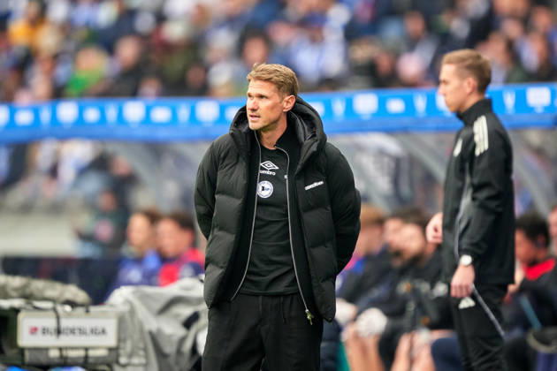 Oliver Kirch, Arminia Bielefeld, Head Coach, GER, Hertha BSC vs. Arminia Bielefeld, 2. Bundesliga, 2026–27 Season, Matchday 9, October 24, 2026 DFL regulations prohibit any use of photographs as image sequences and or quasi-video GER, Hertha BSC vs. Arminia Bielefeld, 2. Bundesliga, 2026–27 season, Matchday 9, October 24, 2026, Berlin Copyright: xClaudiusxRauch,xEibner-Pressefotox xClaudiusxRauchx EP_CRH