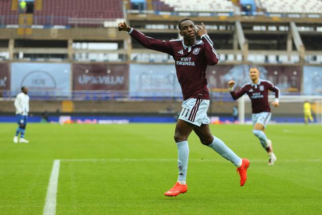 Nicolas Jackson of Aston Villa celebrates scoring their sides first goal Aston Villa v Manchester City, Premier League, Football, Villa Park, Birmingham, UK - 24 Oct 2026Birmingham Villa Park United Kingdom EDITORIAL USE ONLY No use with unauthorised audio, video, data, fixture lists, club league logos or live services. Online in-match use limited to 120 images, no video emulation. No use in betting, games or single club league player publications. Copyright: xPhilxOldham Shutterstockx 17232445q