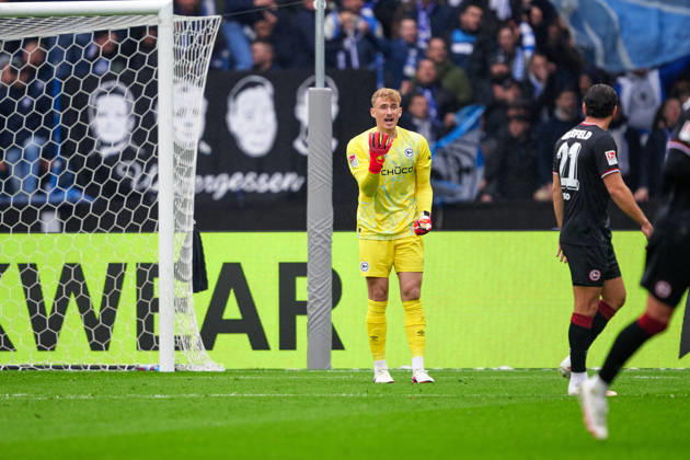 Jonas Kersken Arminia Bielefeld, 01, GER, Hertha BSC vs. Arminia Bielefeld, 2. Bundesliga, 2026–27 season, Matchday 9, October 24, 2026 DFL regulations prohibit any use of photographs as image sequences and or quasi-video GER, Hertha BSC vs. Arminia Bielefeld, 2. Bundesliga, 2026–27 season, Matchday 9, October 24, 2026, Berlin Copyright: xClaudiusxRauch,xEibner-Pressefotox xClaudiusxRauchx EP_CRH