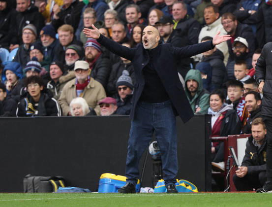 Enzo Maresca (Man City manager) at the Aston Villa v Manchester City EPL match, at Villa Park, Birmingham, UK on 24th October, 2026. 