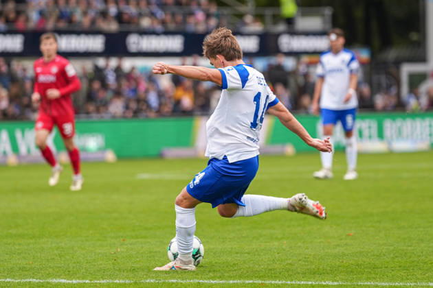 German Soccer, 3rd Division, Matchday 11, Hänsch Arena, Emslandstadion, Meppen, Emsland District, Lower Saxony, SV Meppen vs. FC Würzburger Kickers Thorben Deters SV Meppen, 14 Copyright: xMichelxWittex