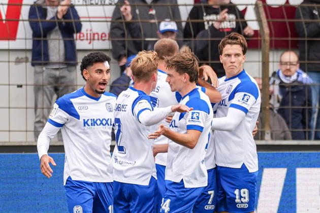 German Soccer, 3rd Division, Matchday 11, Hänsch Arena, Emslandstadion, Meppen, Emsland District, Lower Saxony, SV Meppen vs. FC Würzburger Kickers; Oliver Schmitt (SV Meppen), 7–1 in favor of Meppen in the 26th minute Copyright: xMichelxWittex