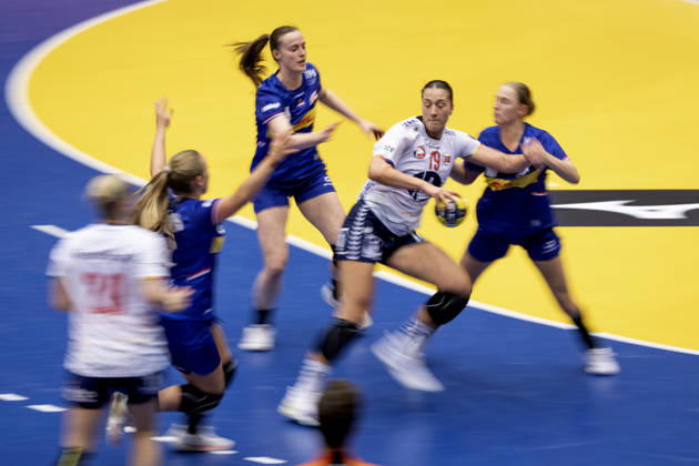DENMARK Golden League Women s Handball Norway Netherlands Norway s Selma Henriksen in action during the women s Golden League handball match between Norway and the Netherlands at SJF Bank Arena in Odense on Saturday, October 24, 2026. Photo: Bo Amstrup, Ritzau Scanpix, Odense, Denmark, Mors  Copyright: BoxAmrstrupx xRitzauxScanpix BoxAmstrupx spdk20261024-150901-L