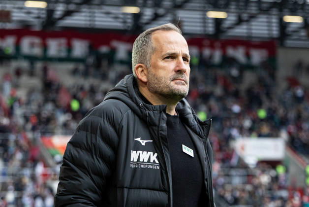 Germany: FC Augsburg vs. Union Berlin, Bundesliga 1, Matchday 7, 2026–27 Season, WWK Arena, Augsburg; Manuel Baum, Coach, FC Augsburg; Portrait photo, portrait, individual shot, portrait, Augsburg, WWK Arena, Bavaria, Germany Copyright: xBenedictxChristx