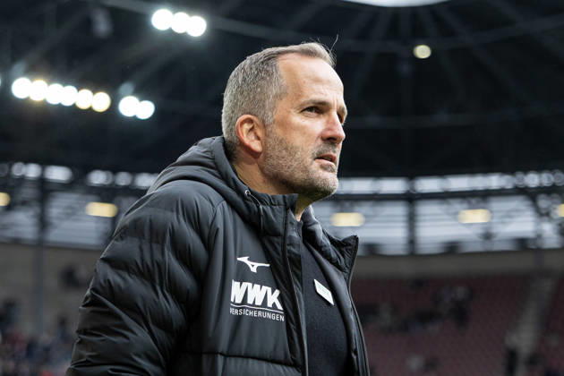 Germany: FC Augsburg vs. Union Berlin, Bundesliga 1, Matchday 7, 2026–27 Season, WWK Arena, Augsburg; Manuel Baum, Coach, FC Augsburg; Portrait photo, portrait, individual shot, portrait, Augsburg, WWK Arena, Bavaria, Germany Copyright: xBenedictxChristx