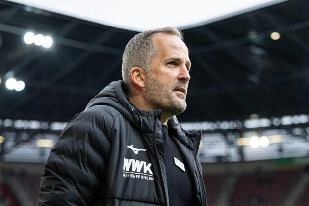 Germany: FC Augsburg vs. Union Berlin, Bundesliga 1, Matchday 7, 2026–27 Season, WWK Arena, Augsburg; Manuel Baum, Coach, FC Augsburg; Portrait photo, portrait, individual shot, portrait, Augsburg, WWK Arena, Bavaria, Germany Copyright: xBenedictxChristx
