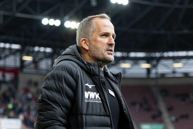 Germany: FC Augsburg vs. Union Berlin, Bundesliga 1, Matchday 7, 2026–27 Season, WWK Arena Augsburg; Manuel Baum, Coach, FC Augsburg; Portrait photo, portrait, individual shot, portrait; Augsburg, WWK Arena, Bavaria, Germany Copyright: xBenedictxChristx