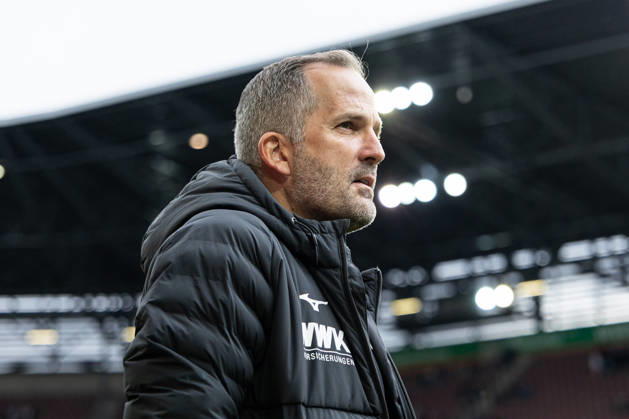 Germany: FC Augsburg vs. Union Berlin, Bundesliga 1, Matchday 7, 2026–27 Season, WWK Arena Augsburg; Manuel Baum, Coach, FC Augsburg; Portrait photo, portrait, individual shot, portrait; Augsburg, WWK Arena, Bavaria, Germany Copyright: xBenedictxChristx