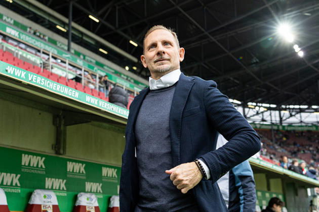 Germany: FC Augsburg vs. Union Berlin, Bundesliga 1, Matchday 7, 2026–27 Season, WWK Arena, Augsburg; Mauro Lustrinelli, Coach, 1. FC Union Berlin; portrait photo, portrait, individual shot, portrait; Augsburg, WWK Arena, Bavaria, Germany Copyright: xBenedictxChristx