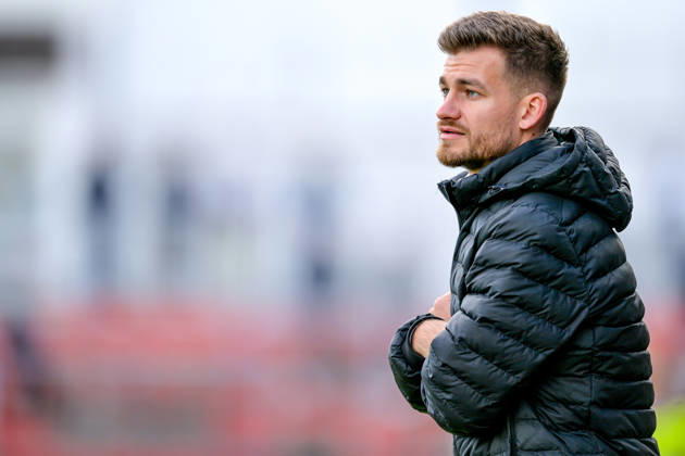 Coach Niklas Reutelhuber, Ansbach—Single shot, action, October 24, 2026, Unterhaching, Germany, soccer, Bavarian Regional League, SpVgg Unterhaching vs. SpVgg Ansbach xslx