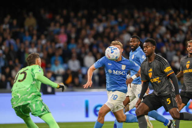 Serie A championship football match - 2026 27: Napoli vs Roma Rasmus Hojlund OF SSC Napoli during the football match on 24 10 2026 part of the 2026 27 Italian Serie A championship held in Naples at the Stadio Diego Armando Maradona between SSC Napoli and AS Roma NAPOLI stadio Diego Armando Maradona CAMPANIA ITALIA Copyright: xFABIOxSASSO FPAxFabioxSassox Napoli Roma2026_10_24Fabio Sasso0423
