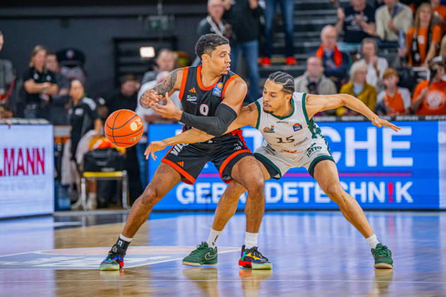 1st Basketball Bundesliga, easyCredit BBL, 2026–2027 Season, Men s Division, Regular Season, Matchday 6, October 24, 2026, RASTA Vechta vs. VET CONCEPT Gladiators Trier D Mitrik Trice 0 RASTA Vechta vs. Jordan Roland 15 VET CONCEPT Gladiators Trier Vechta RASTA Dome Lower Saxony Germany