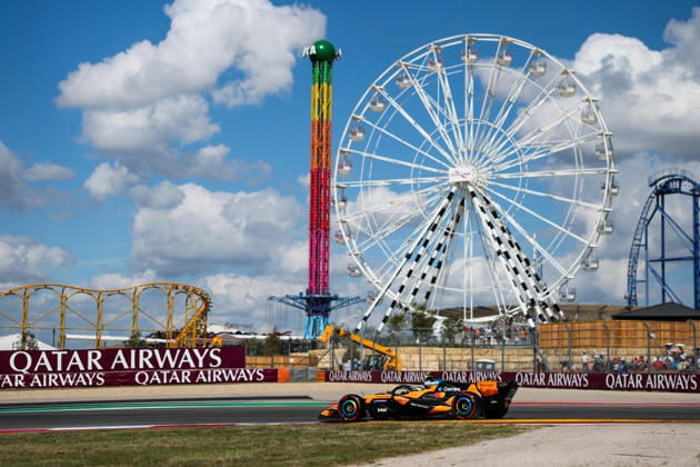 F1 - UNITED STATES GRAND PRIX 2026 01 NORRIS Lando (gbr), McLaren F1 Team MCL40, action during the 2026 Formula 1 United States Grand Prix, 18th round of the 2026 Formula One World Championship, WM, Weltmeisterschaft from October 23 to 25, 2026 on the Circuit of the America, in Austin, Texas, United States of America -  Copyright: xEricxAlonsox