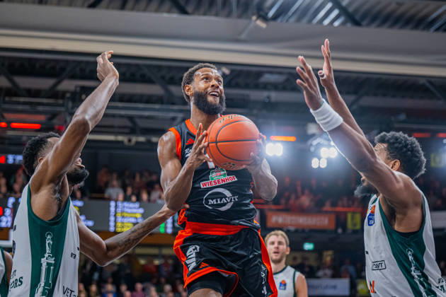1st Basketball Bundesliga, easyCredit BBL, 2026–2027 Season, Men s Division, Regular Season, Matchday 6, October 24, 2026, RASTA Vechta vs. VET CONCEPT Gladiators Trier, Matt Lewis 11, RASTA Vechta in action, Vechta RASTA Dome, Lower Saxony, Germany