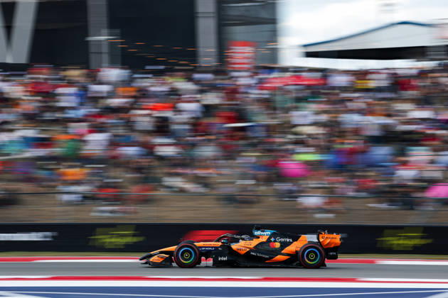 F1 - UNITED STATES GRAND PRIX 2026 81 PIASTRI Oscar (aus), McLaren F1 Team MCL40, action during the 2026 Formula 1 United States Grand Prix, 18th round of the 2026 Formula One World Championship, WM, Weltmeisterschaft from October 23 to 25, 2026 on the Circuit of the America, in Austin, Texas, United States of America -  Copyright: xEricxAlonsox