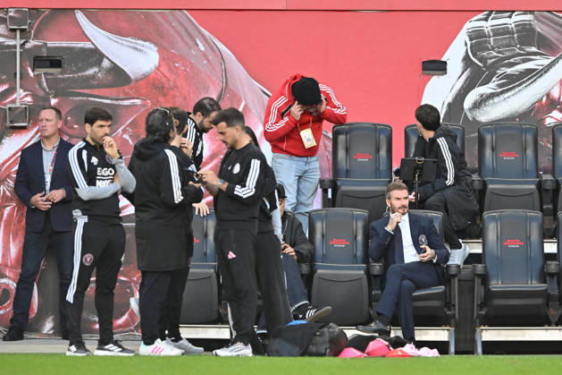 October 24, 2026, Harrison, New Jersey, United States of America: Harrison, New Jersey United States of America. 24 Oct, 2026. Inter Miami owner Sir DAVID Beckham is seen prior to action at Sports Illustrated Stadium New York Red Bulls defeat Inter Miami CF 2 to 0. Credit: , Jr. Zuma Press Harrison United States of America - ZUMAa301 20261024_aaf_a301_016 Copyright: xBrooksxVonxArxx