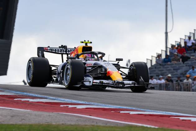 October 24, 2026, Italy: Isack Hadjar from France, driving the (6) Oracle Red Bull Racing RB22 Red Bull Ford during United States Grand Prix - Austin - Saturday - Free Practice 3 at Circuit of the Americas (COTA) in Austin. Italy - ZUMAm313 20261024_zsp_m313_312 Copyright: xAlessioxMorgesex