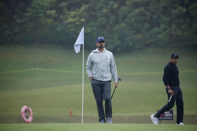 October 25, 2026, Cheonan, Chungnam, SOUTH KOREA: Oct 25, 2026-Cheonan, South Korea-Brandon ROBINSON THOMPSON of England action on 1th Green during a DP World Tour Genesis Championship Final Round at Woo Jeong Hills CC in Cheonan, South Korea. DP Tour Genesis Championship Final Round  - ZUMAr168 20261025_aap_r168_019 Copyright: xRyuxSeung-Ilx