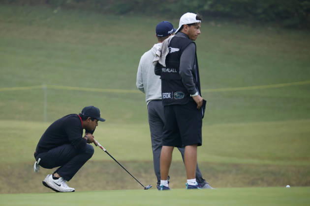 October 25, 2026, Cheonan, Chungnam, SOUTH KOREA: Oct 25, 2026-Cheonan, South Korea-Yurav PREMLALL of South Africa action on 1th Green during a DP World Tour Genesis Championship Final Round at Woo Jeong Hills CC in Cheonan, South Korea. Cheonan SOUTH KOREA - ZUMAr168 20261025_aap_r168_051 Copyright: xRyuxSeung-Ilx