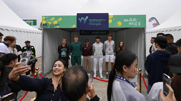 2026 World Tennis Tour Junior Finals in Chengdu, China: Autograph Session