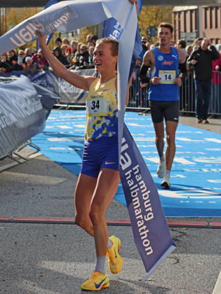 32nd Hella Half Marathon in Hamburg: Mia Jurenka of VfL Sindelfingen Was the Fastest German Runner