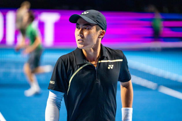 BASEL, SWITZERLAND, OCTOBER 25 — Rinky Hijikata of Australia during Day 2 of the Swiss Indoors Basel at St. Jakobshalle on October 25, 2026, in Basel, Switzerland Copyright: xJustPictures.ch PascalxvonxBürenx jp-en-EuSpIm-Pavo_Fotografie-04803