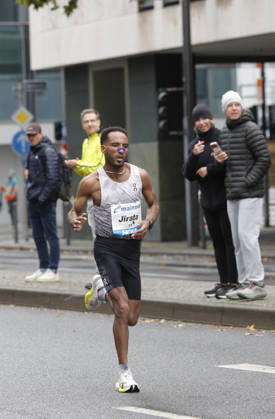 October 25, 2026 Track and Field 43rd Mainova Frankfurt Marathon: Winner, Fastest Runner—Jirata Lelisa DENKRI with a time of 2:05:25 Frankfurt, Main, Hesse, Germany