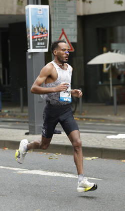 October 25, 2026 Track and Field 43rd Mainova Frankfurt Marathon: Winner, Fastest Runner—Jirata Lelisa DENKRI with a time of 2:05:25 Frankfurt, Main, Hesse, Germany