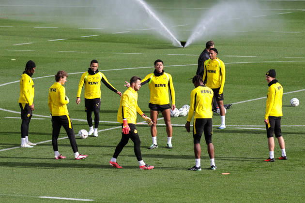 October 25, 2026, xgrfx, Soccer, Bundesliga 1, Borussia Dortmund Training: Ethan Nwaneri, Jobe Bellingham, Filippo Mane, Borussia Dortmund, Dortmund