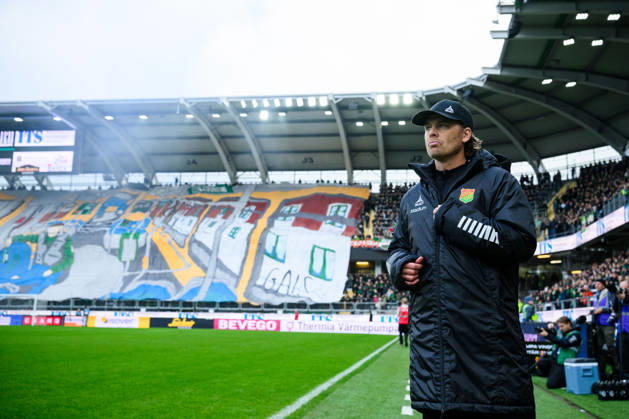 Soccer, Allsvenskan, GAIS vs. IFK Göteborg, October 25, 2026: GAIS coach Fredrik Holmberg ahead of the Allsvenskan soccer match between GAIS and IFK Göteborg on October 25, 2026, in Gothenburg  Copyright: CARLxSANDIN BB261025CS010