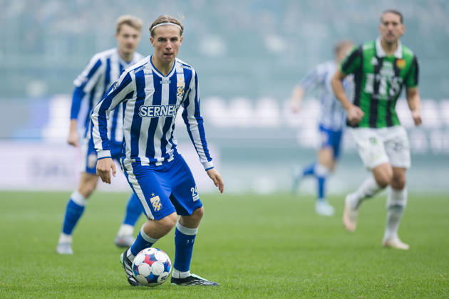 Soccer, Allsvenskan, GAIS vs. IFK Göteborg, October 25, 2026: IFK Göteborg s Oliver Mansson during the Allsvenskan soccer match between GAIS and IFK Göteborg on October 25, 2026, in Gothenburg  Copyright: MICHAELxERICHSEN BB261025MI015