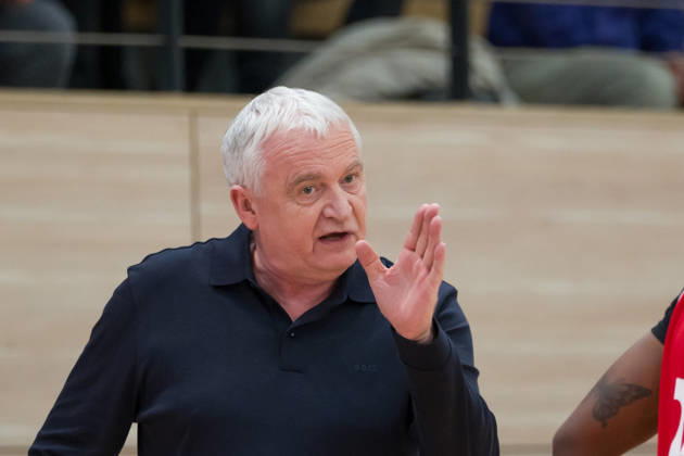 Marek Piotrowski, HTC, Head Coach, halfit Lions vs. Herner TC, Women s Basketball, 1st Bundesliga, DBBL, Matchday 4 of the 2026–27 season, October 25, 2026, SWH Arena, Halle, Saxony-Anhalt, Germany