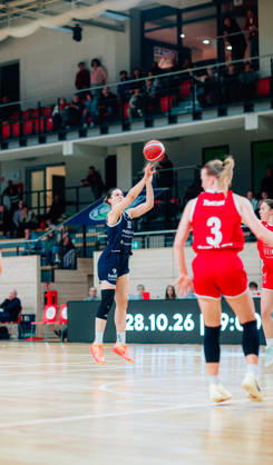 BB 1BL Halfit Lions vs. Herner TC Paula Wenemoser Halfit Lions during the 2026–2027 season in the DBBL Toyota Women s Basketball Bundesliga between the Halfit Lions and Herner TC at the SWH Arena on October 25, 2026, in Halle (Saale), Saxony-Anhalt, Germany