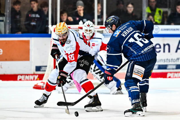 Constantin Braun, Nuremberg Ice Tigers, 90; Johannes Krauss, Iserlohn Roosters, 16; GER; Iserlohn Roosters vs. Nuremberg Ice Tigers; Ice Hockey; Penny DEL; Matchday 12; 2026–2027 Season; October 25, 2026, GER, Iserlohn Roosters vs. Nuremberg Ice Tigers, Ice Hockey, Penny DEL, Matchday 12, 2026–2027 Season, October 25, 2026, Iserlohn Copyright: xJonasxBrockmann Eibner-Pressefotox EP_JBN