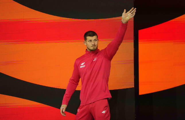 Illia Kovtun of Croatia wins silver in the parallel bars during the artistic gymnastics competition on Day 9 of the World Championships at Ahoy in Rotterdam, Netherlands, on October 25, 2026. DeFodi Images